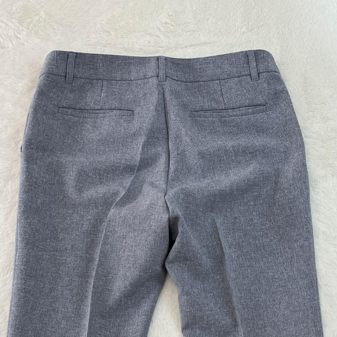 INDIVI インディヴィ　セットアップ　ノーカラー　パンツ　スーツ　38