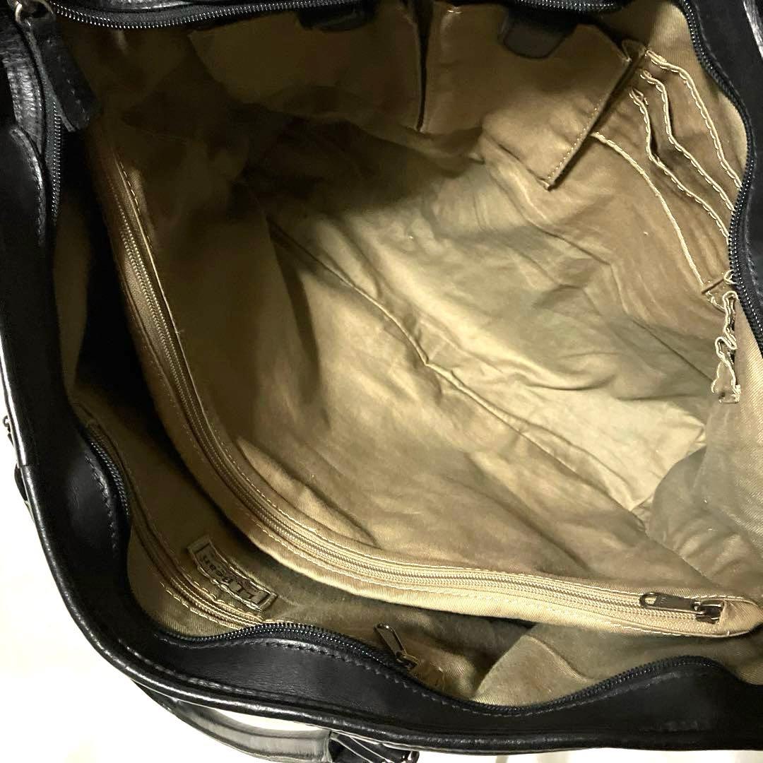 LL.Beanレザートートバッグ（ブラック）