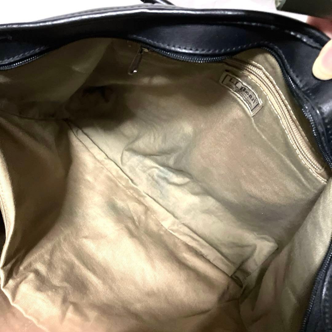 LL.Beanレザートートバッグ（ブラック）