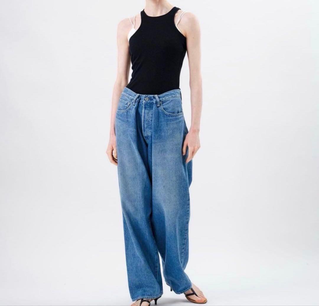 STUNNING LURE KURO iro クロスワイドデニムパンツ