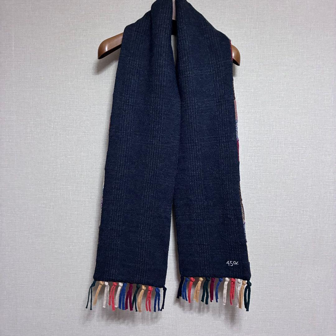 [新品] 45rpm 45R つぎはぎマフラー　パッチワーク