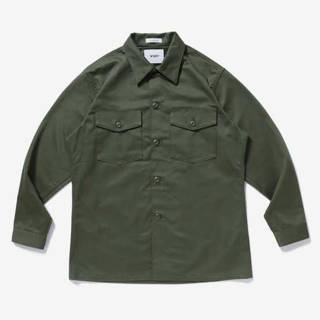 【新品・L】WTAPS WMILL-LS 02 OLIVE DRAB シャツ