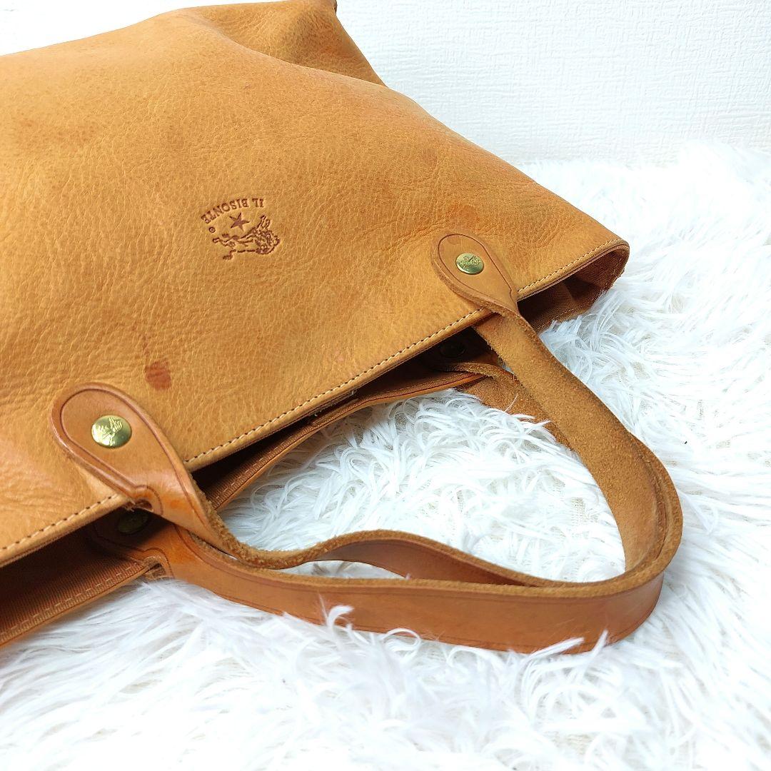 IL BISONTE　トートバッグ　ハンドバッグ　本革　ユニセックス