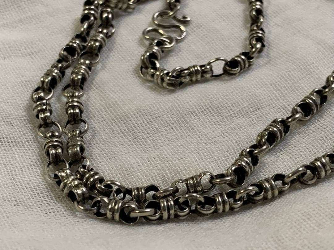 ヴィンテージ シルバー チェーン ネックレス SILVER 925