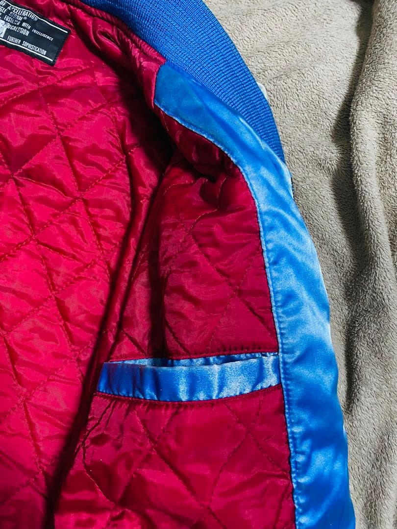 JUNGLE STORM 日本 スカジャン unisex サテン vintage