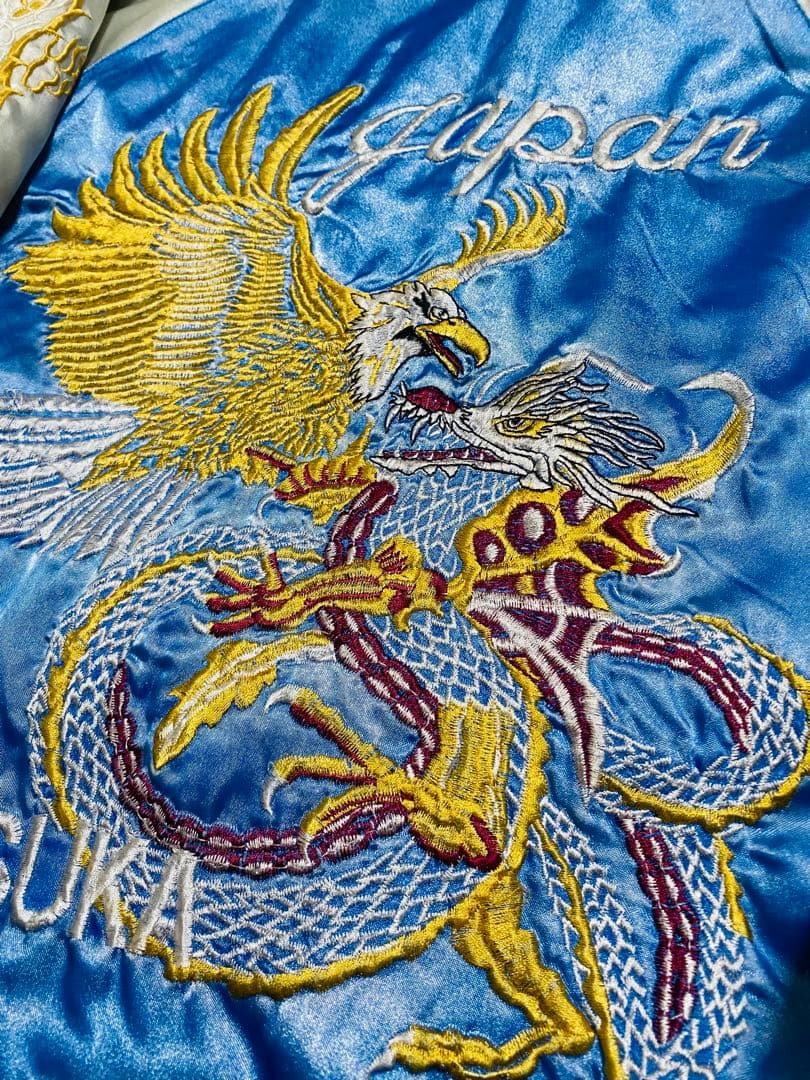 JUNGLE STORM 日本 スカジャン unisex サテン vintage