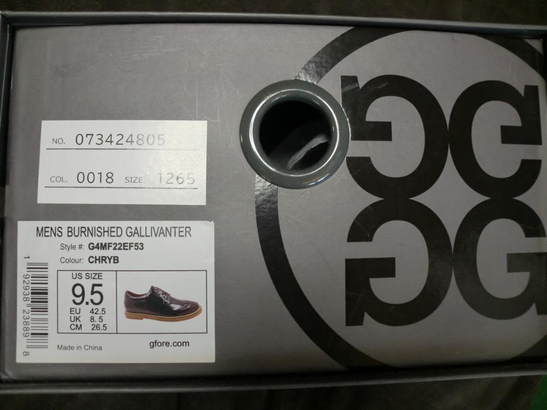 G/FORE バーニッシュガリバンター 防水レザー ゴルフシューズ 26.5cm