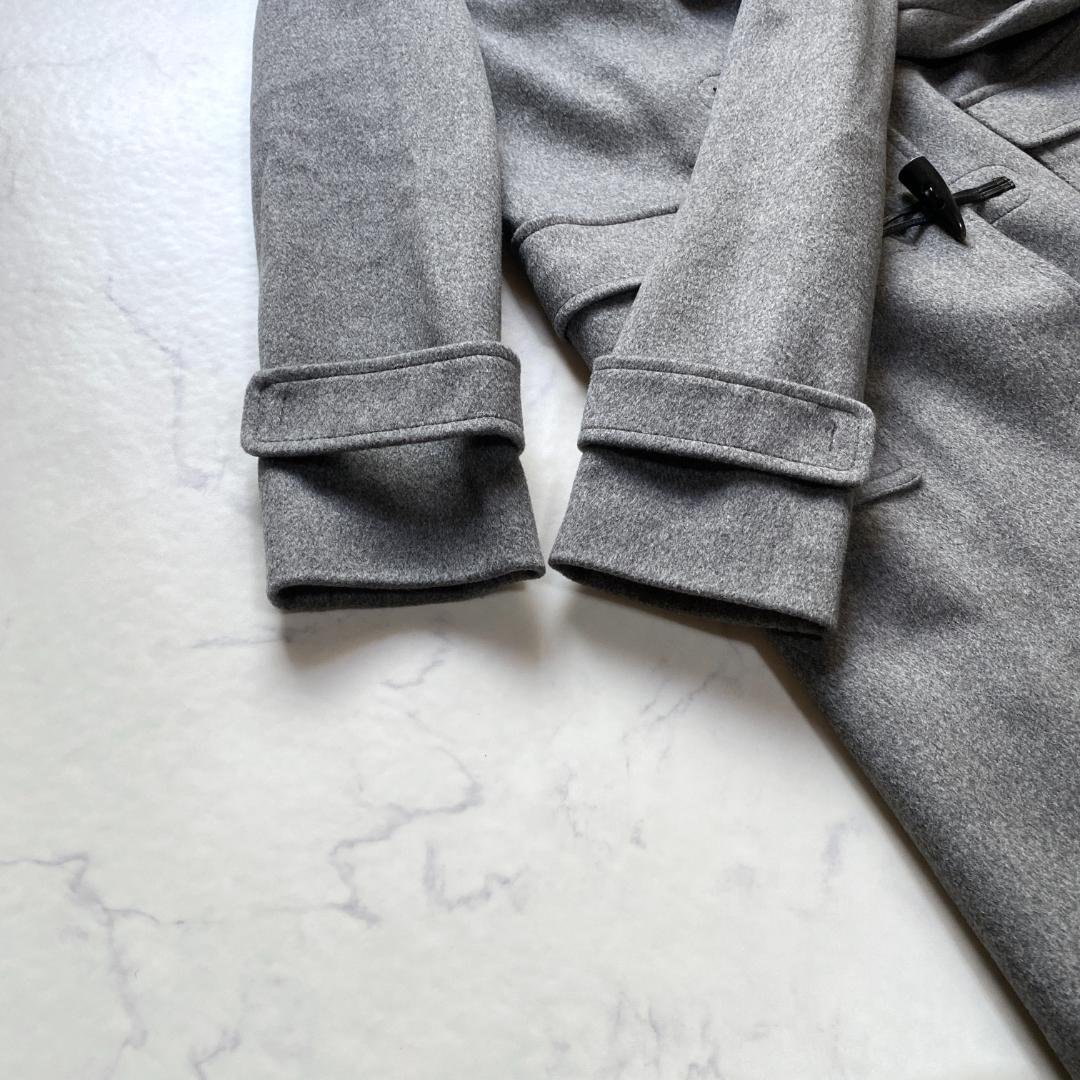 美品✨アナイ メルトンダッフルコート ロング フォックスファー グレー 38