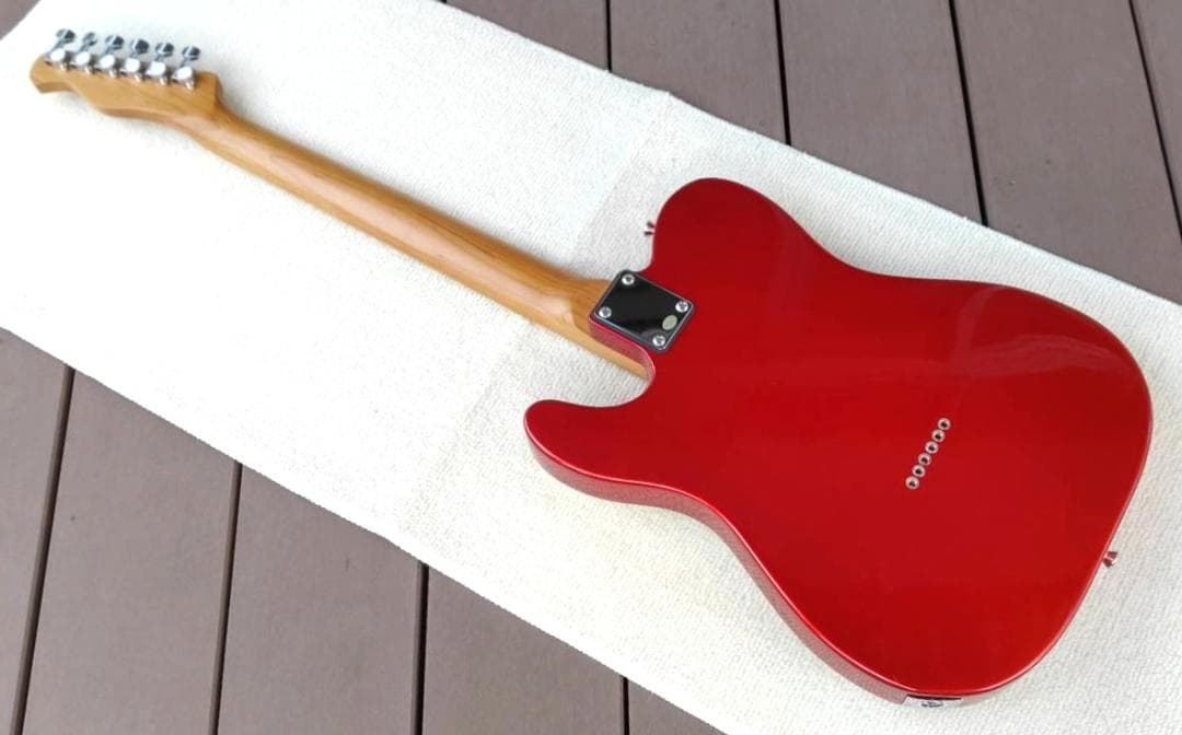 ✨未使用✨バッカス テレキャスター ハムバッカーPUx2 ラメ入レッドメタリック