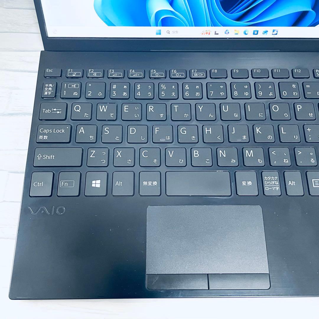 【美品】vaioノートPC 第10世代i7オフィス付 バッテリー良好 16GB