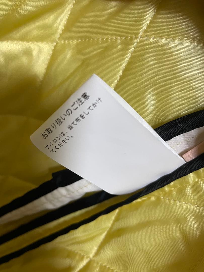 PLAN C イエロー キルティングベスト