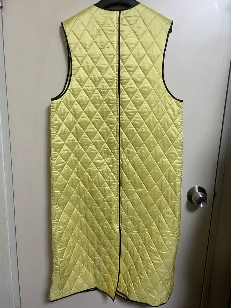 PLAN C イエロー キルティングベスト