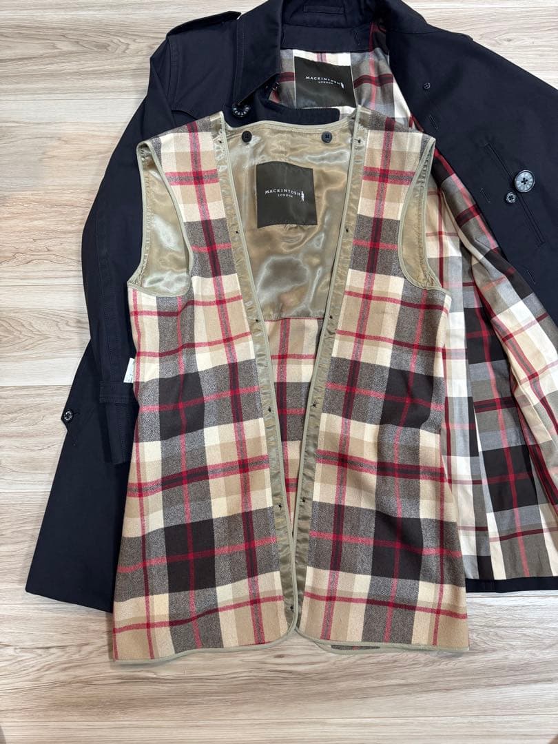 MACKINTOSH ブラック トレンチコート