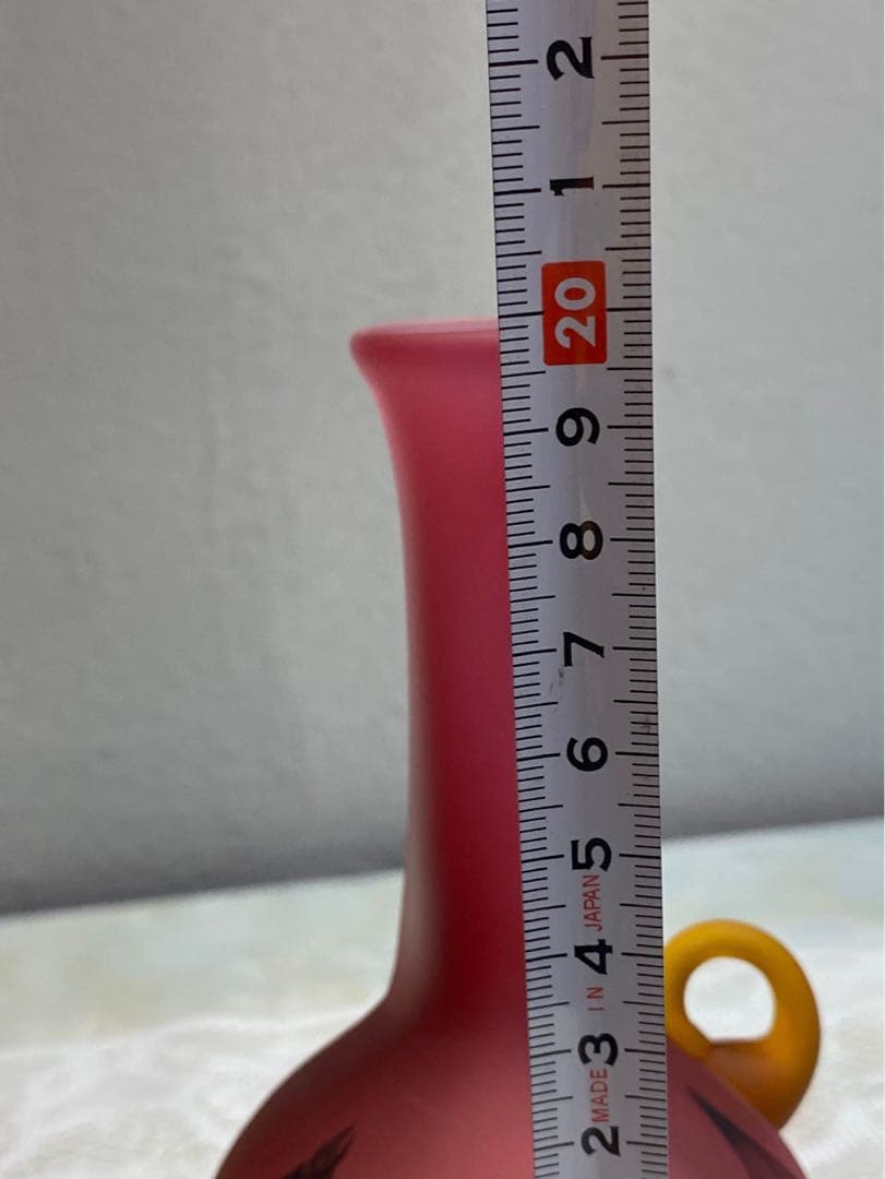 希少 一輪挿し 花瓶 大正ガラス