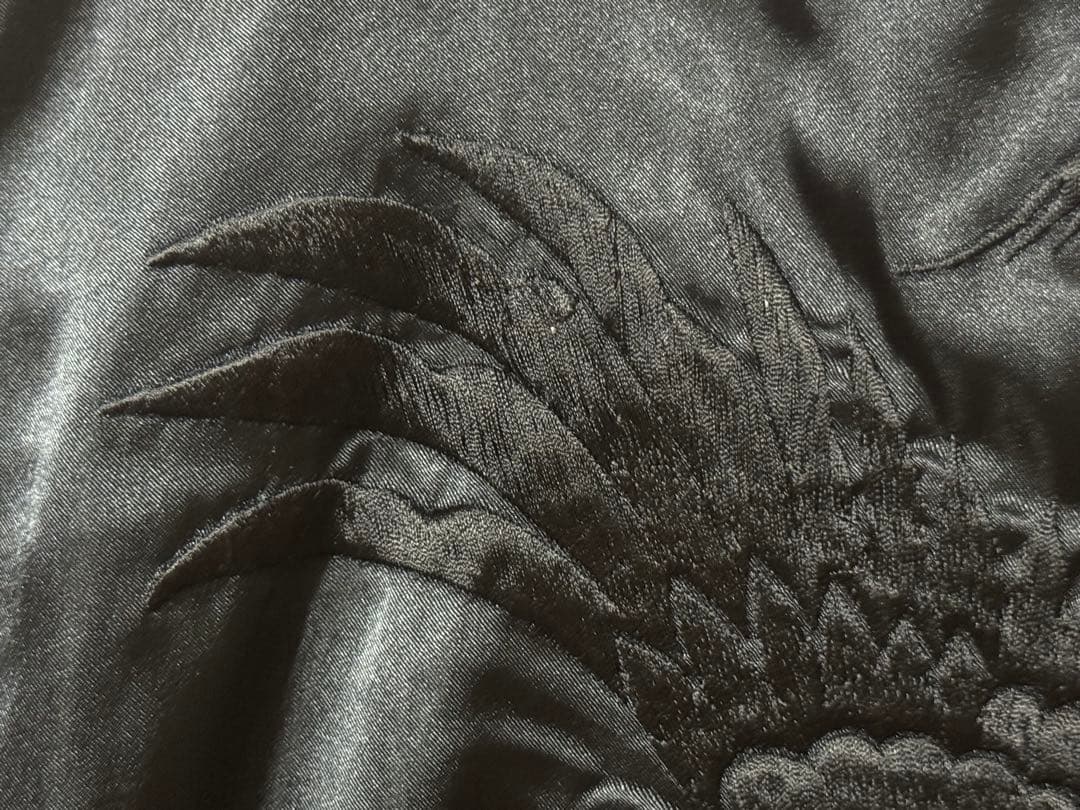 ★希少美品！テーラー東洋 リバーシブルスカジャン 鷲虎龍 ブラック/パープル L