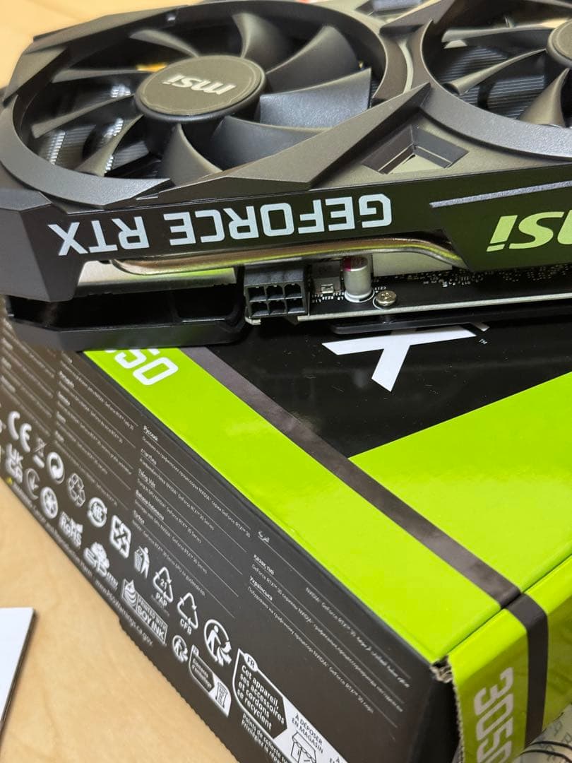 グラフィックボード・グラボ・ビデオカード MSI GeForce RTX 3050 VENTUS 2X 8G OC