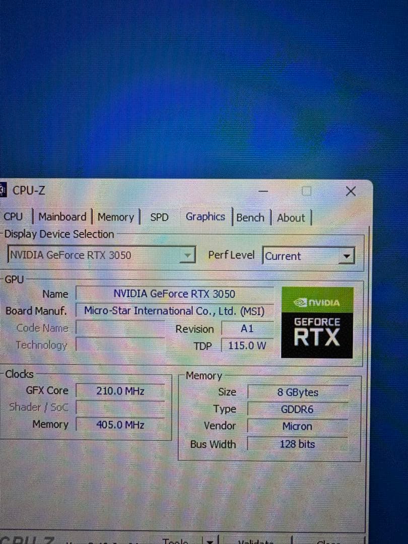 グラフィックボード・グラボ・ビデオカード MSI GeForce RTX 3050 VENTUS 2X 8G OC