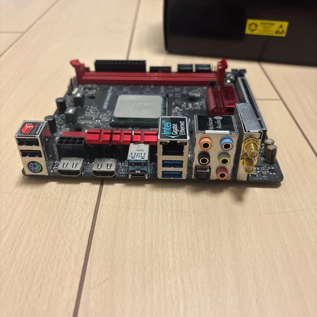 CPU AMD Ryzen 5 5600G CPU+ ASRock AB350 ITX