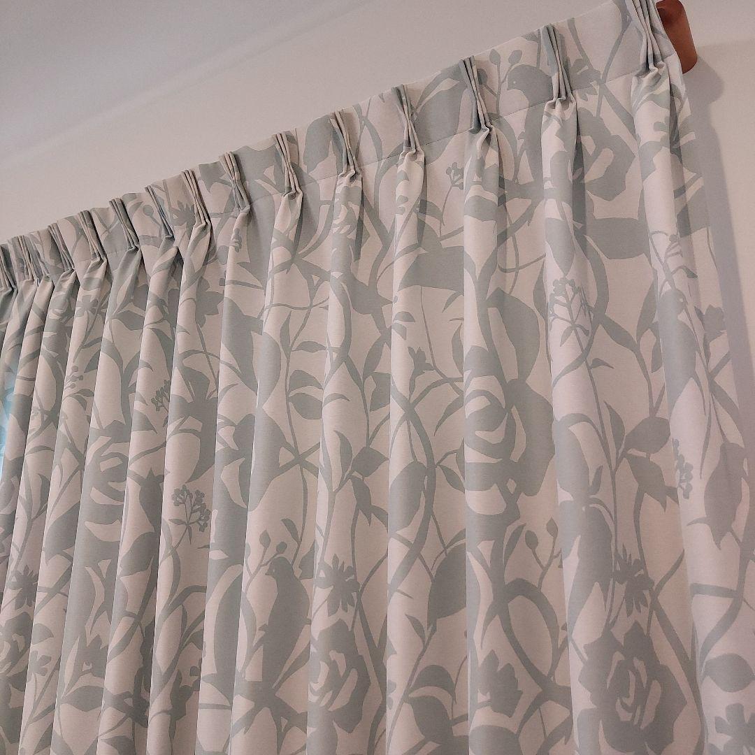 KEYUCAドレープカーテンとレースカーテンのセット