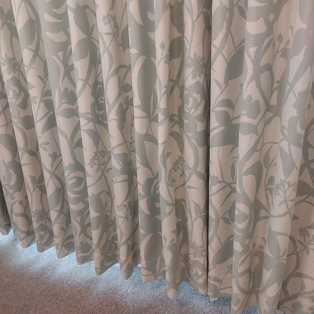 KEYUCAドレープカーテンとレースカーテンのセット