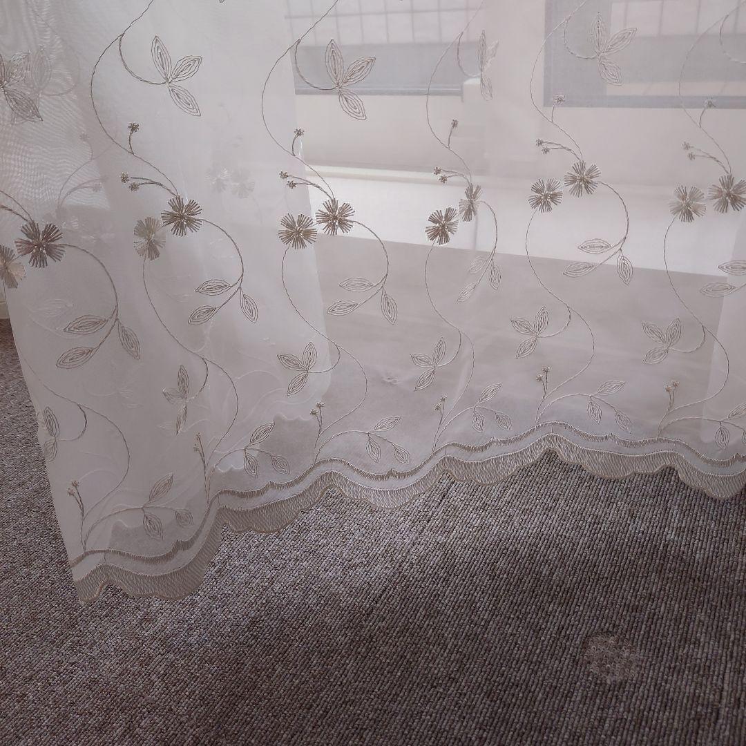 KEYUCAドレープカーテンとレースカーテンのセット