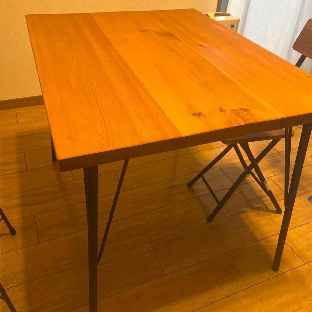 木製ダイニングテーブル　送料8600円込