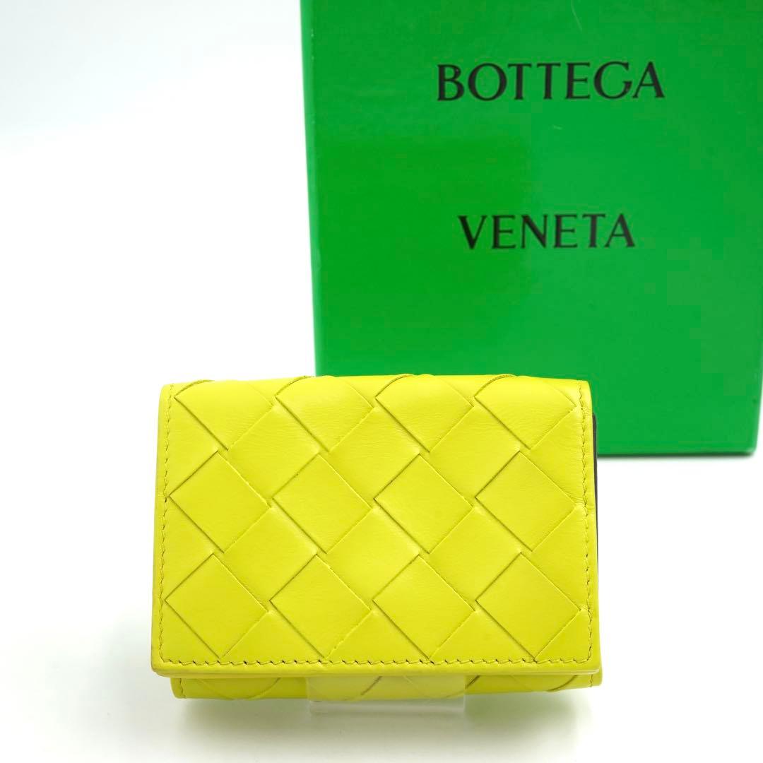 ✨新品未使用✨　BOTTEGA BENETA ミニ財布　イントレチャート　折り