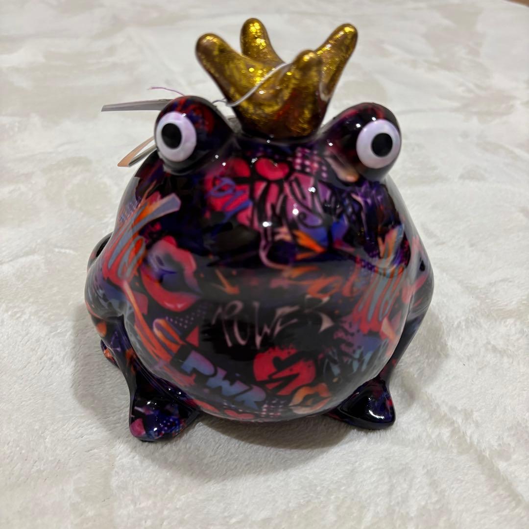 Pomme pidou ポンピドゥ カエル 置物 カラー違い2つセット