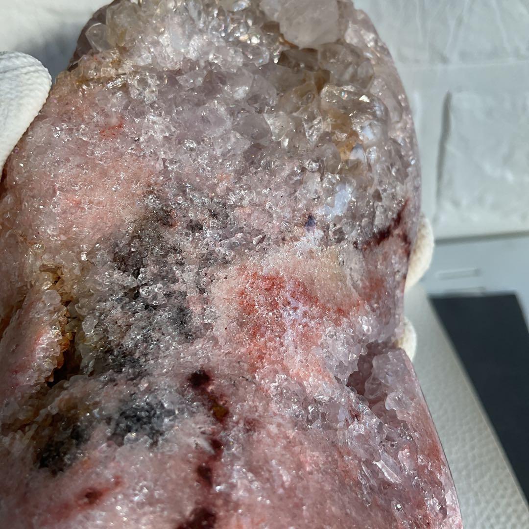 高品質希少ピンクアメジスト　ザクザクジオード、ドゥルージーとても綺麗 1.kg