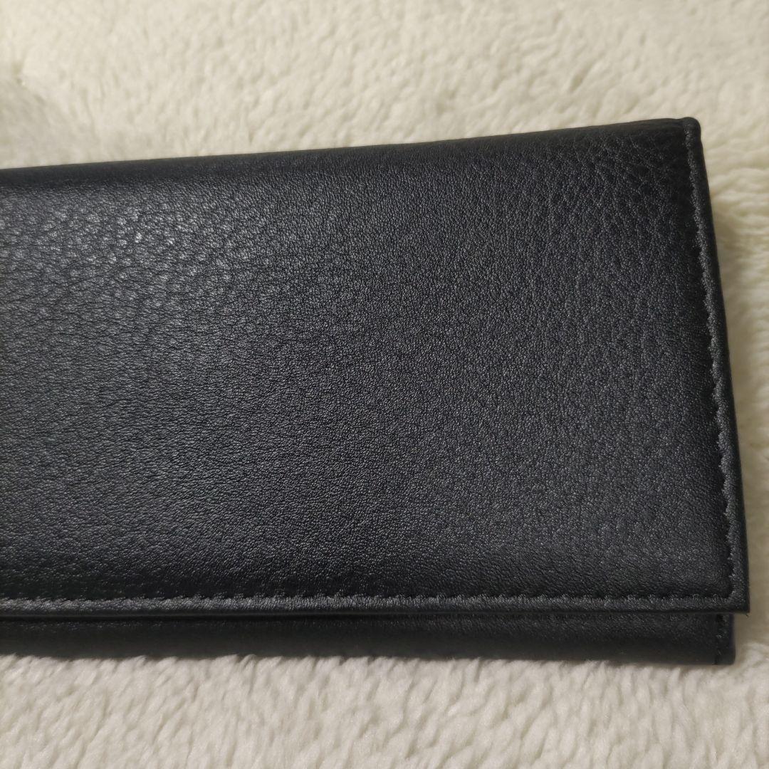 皇居　皇室　限定　長財布　折り財布　本革　黒
