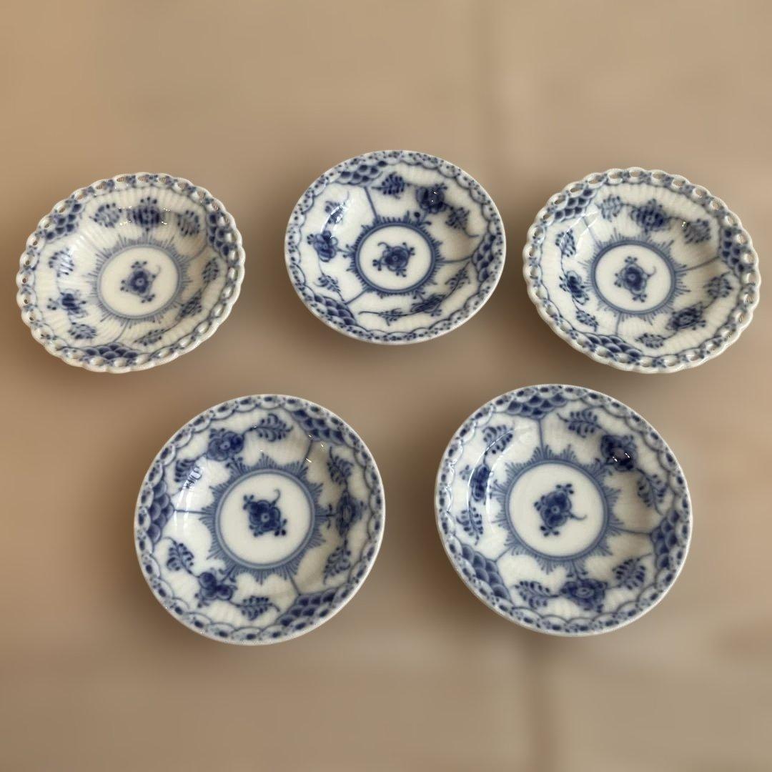 【美品】ロイヤルコペンハーゲン　ミニプレート5枚セット