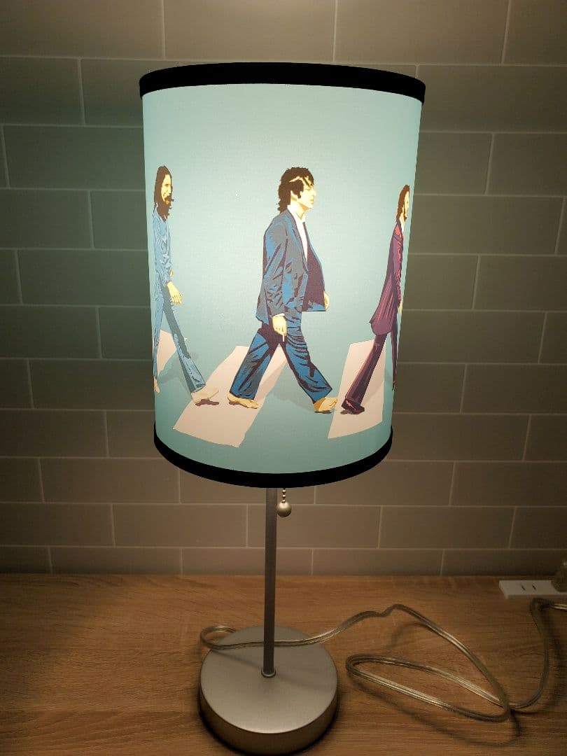 ビートルズ　スタンドランプ　アビー・ロード　電気　ライト