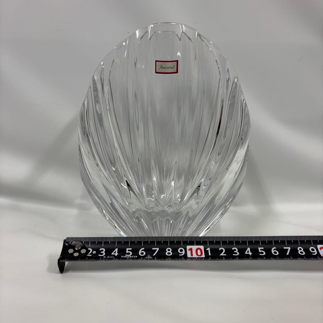 Baccarat バカラ リゴット シェル型 フラワーベース 花瓶