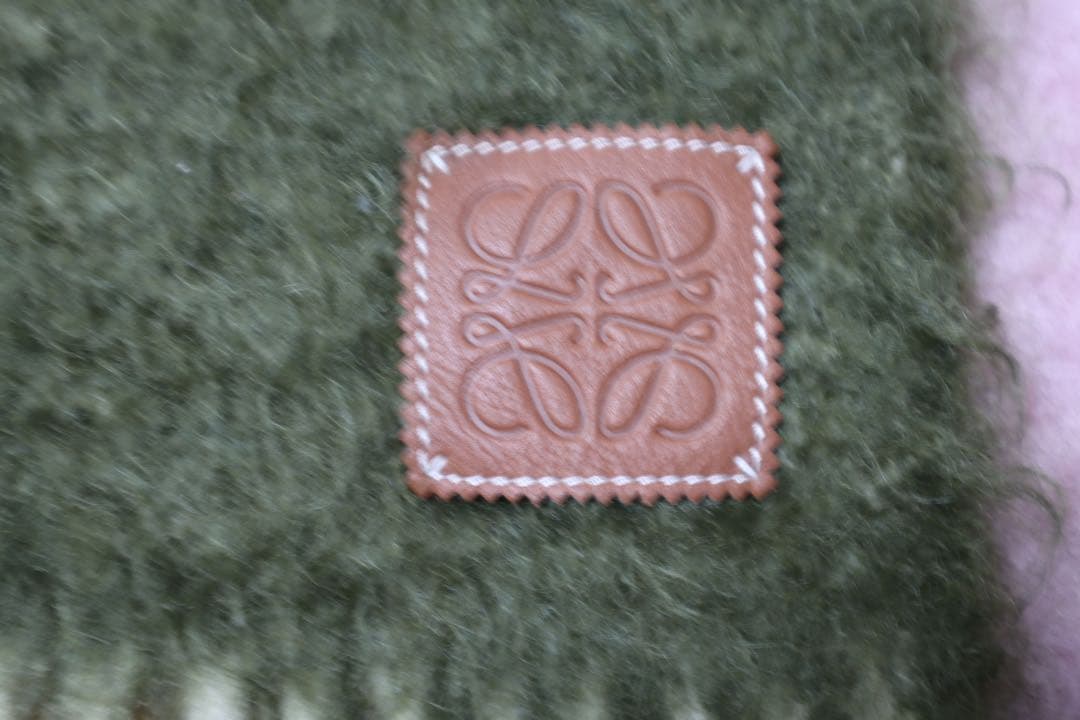 LOEWE モヘヤ　マフラー　モヘア　ロエベ さストール　スカーフ　メンズ