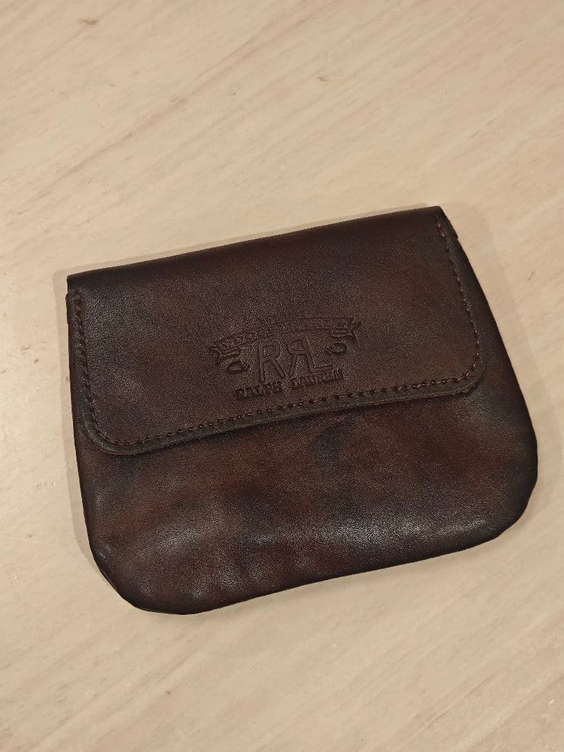 新品未使用　RRL レザー ケース　ダークブラウン