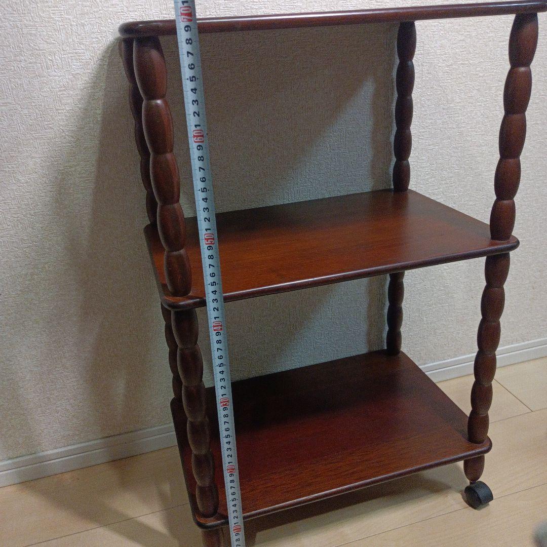 ナジコ 3段棚 ラック 昭和レトロ 古道具　アンティーク 当時物