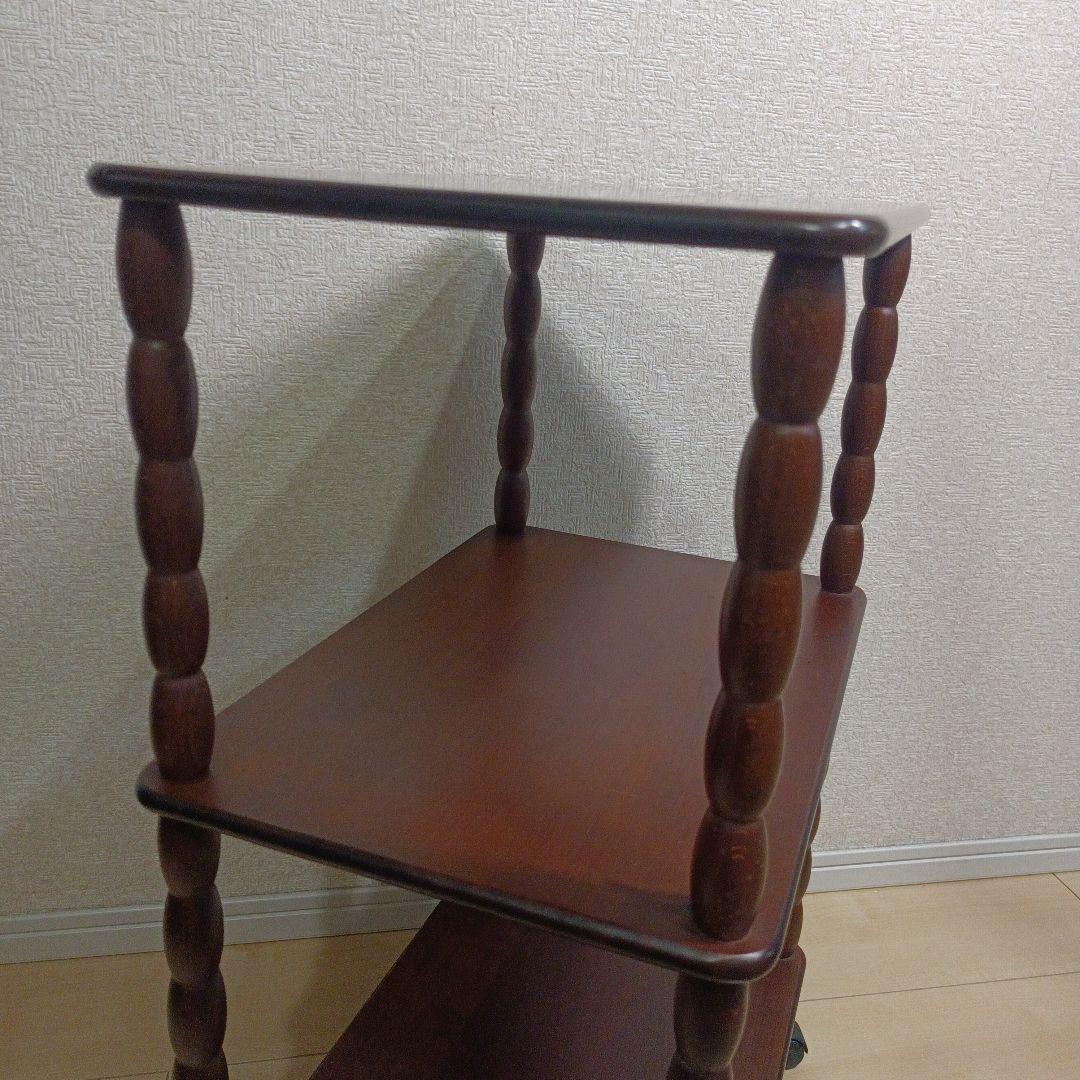 ナジコ 3段棚 ラック 昭和レトロ 古道具　アンティーク 当時物