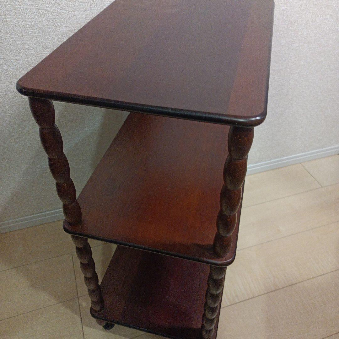 ナジコ 3段棚 ラック 昭和レトロ 古道具　アンティーク 当時物