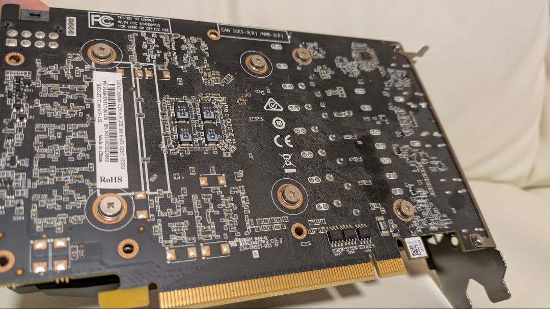 ZOTAC製 NVIDIA GeForce GTX 1660 Ti（6GB）