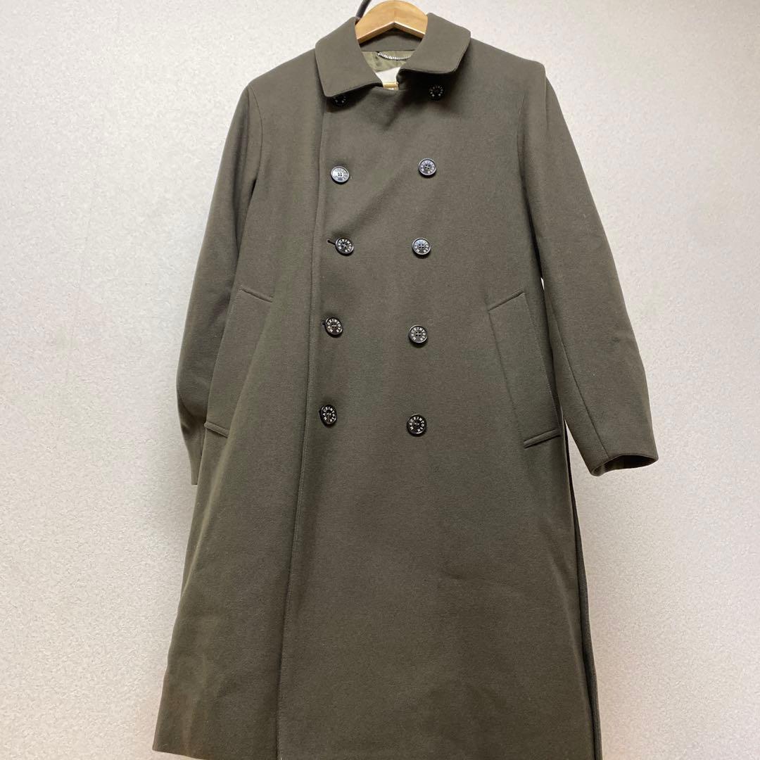 Macintosh オリーブグリーン ダブルブレスト チェスターコート