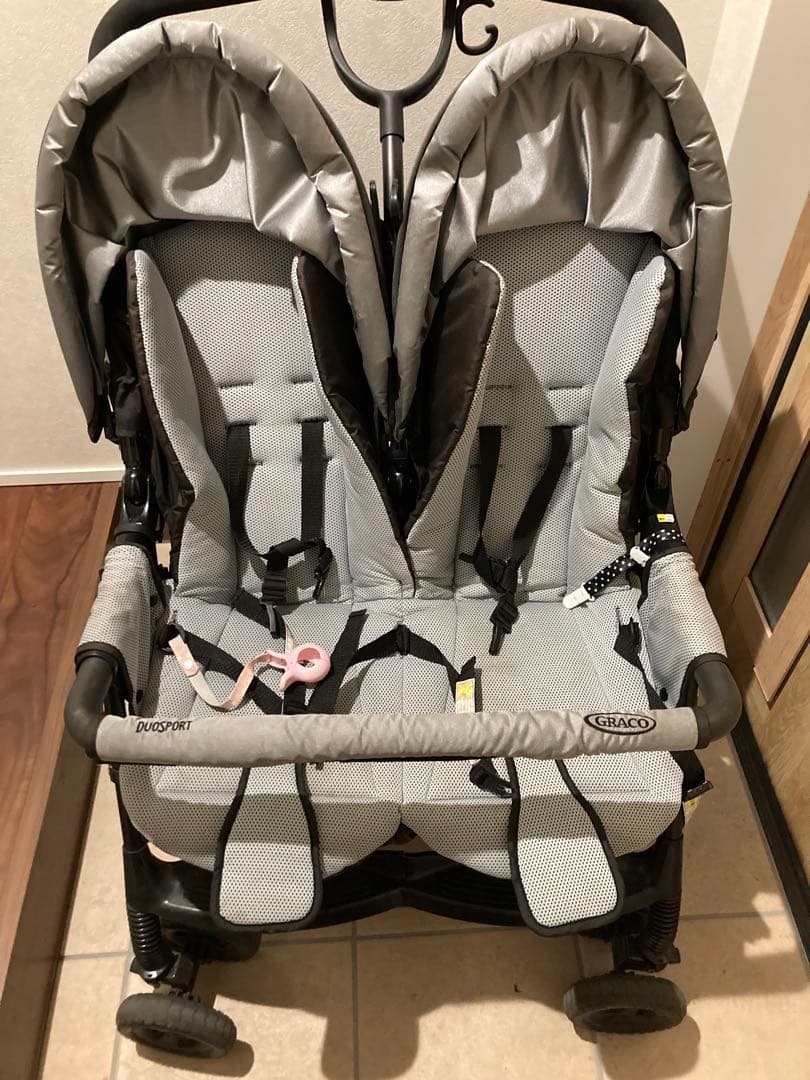 デュオスポーツ　ダブル　ベビーカー 2人乗り　双子　GRACO