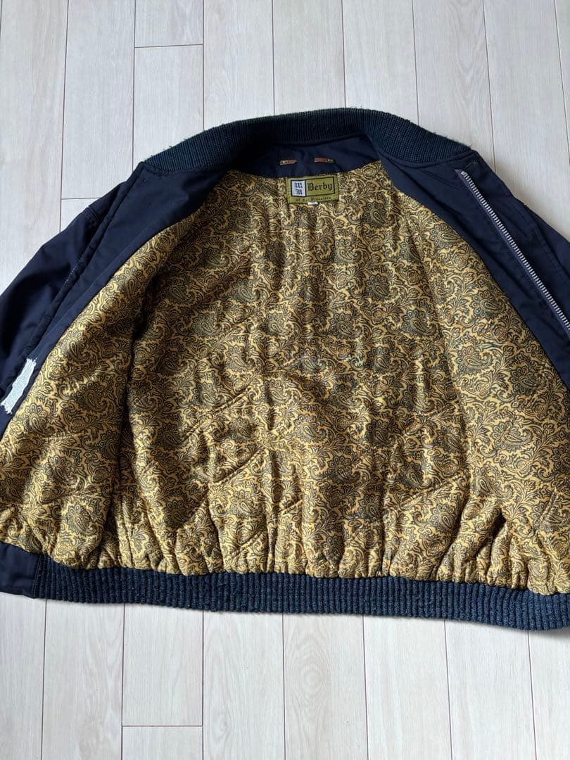 極上　ダービージャケット　ダービーオブサンフランシスコ　42 ネイビー　60's