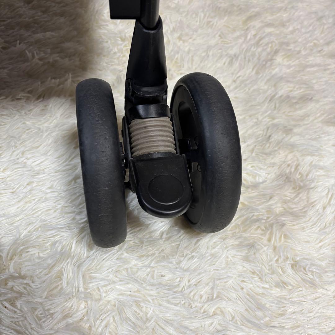 極美品 Aprica オプティアクッショングレイス オニキスブラック ベビーカー