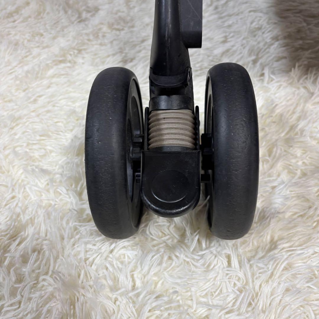 極美品 Aprica オプティアクッショングレイス オニキスブラック ベビーカー