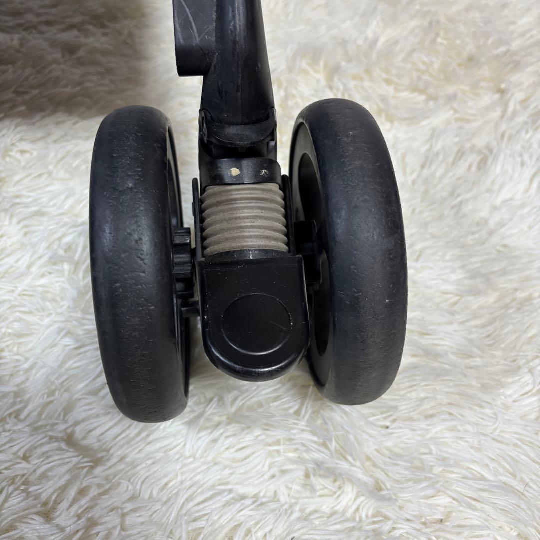 極美品 Aprica オプティアクッショングレイス オニキスブラック ベビーカー