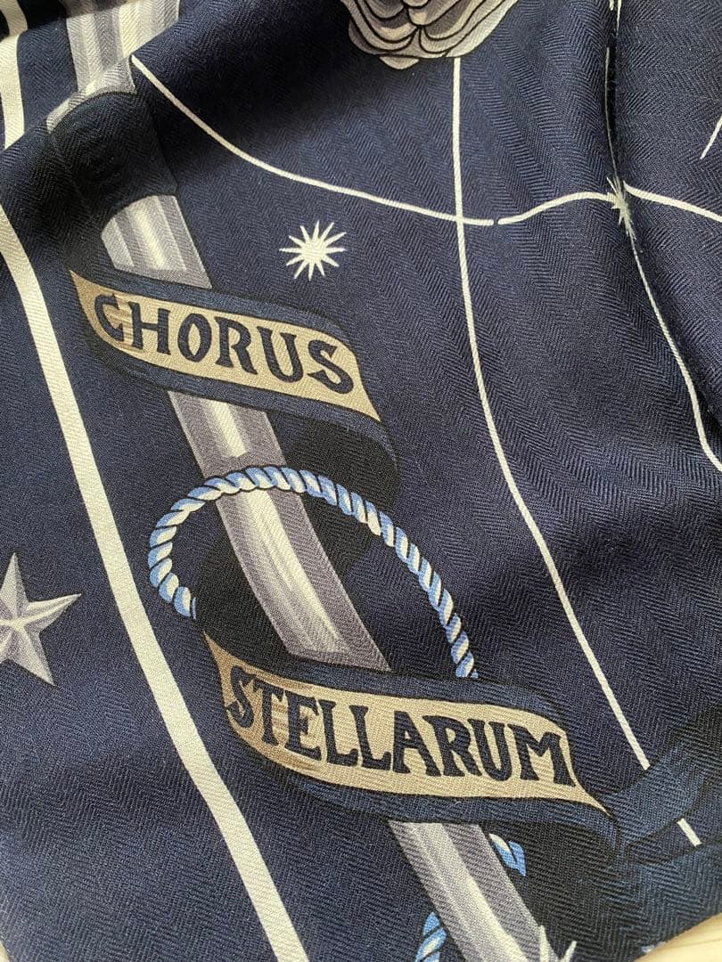 た*こ様 HERMES カシミアシルク　カシシル　コーラスステラルム　140