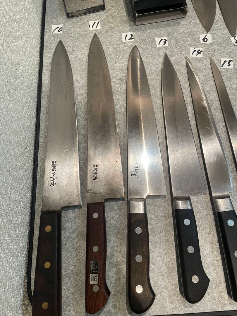 包丁　魚屋引退20本セット売り　 希望価格コメントで下さい正本　杉本　實光　牛刀