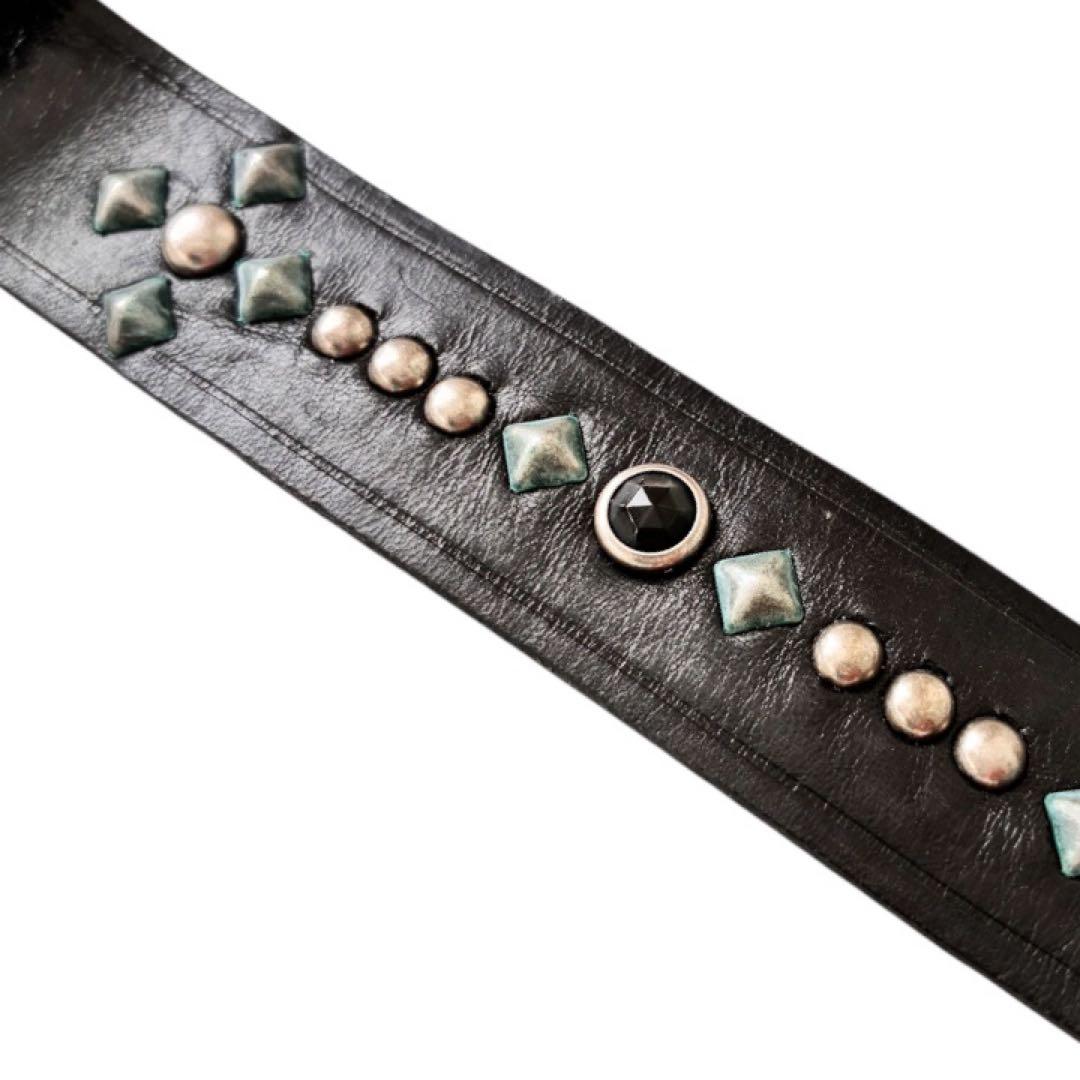 minato-3710 様HTCエイチティーシースタッズ レザーベルト80/32