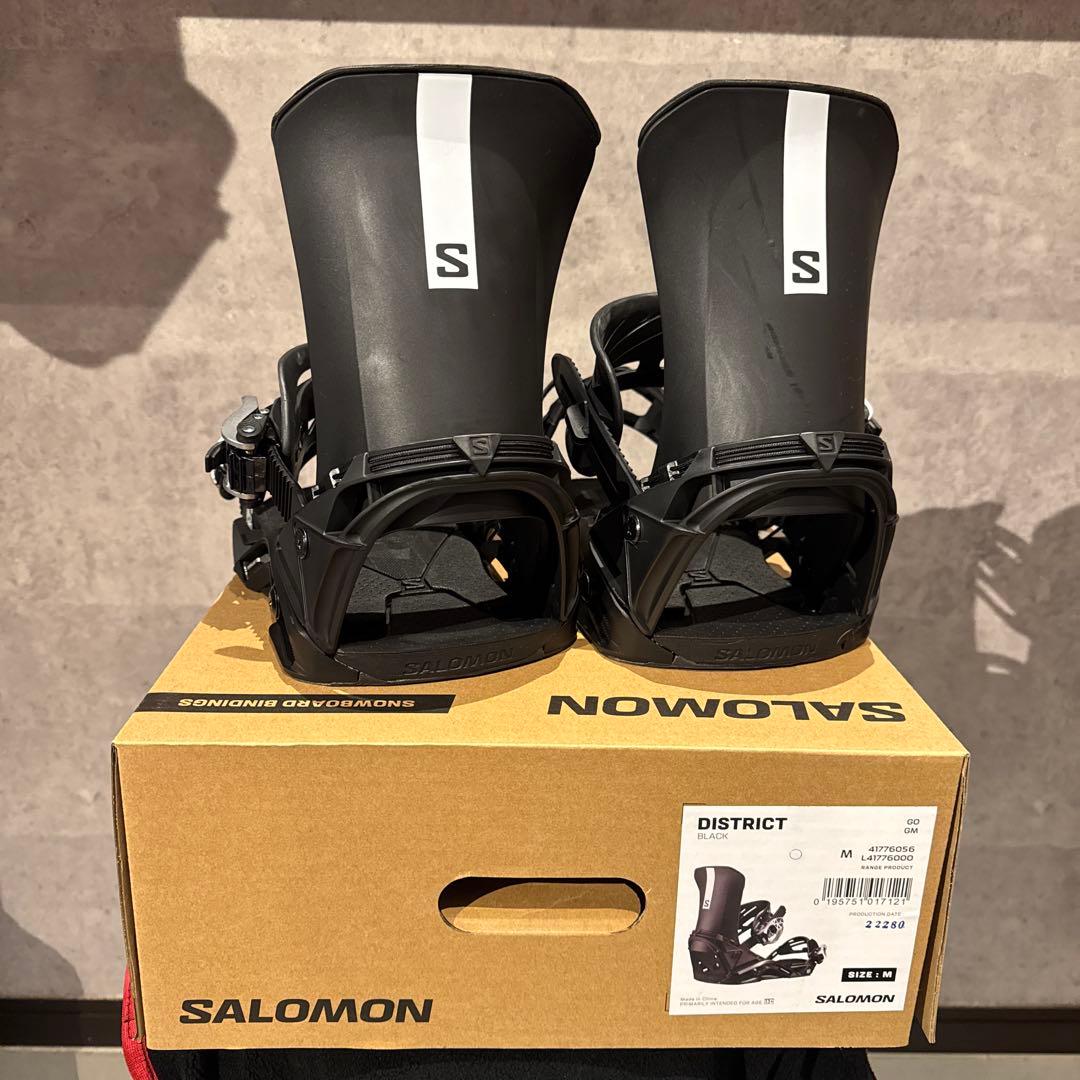 SALOMON DISTRICT ビンディング ブラック 23-24 Mサイズ
