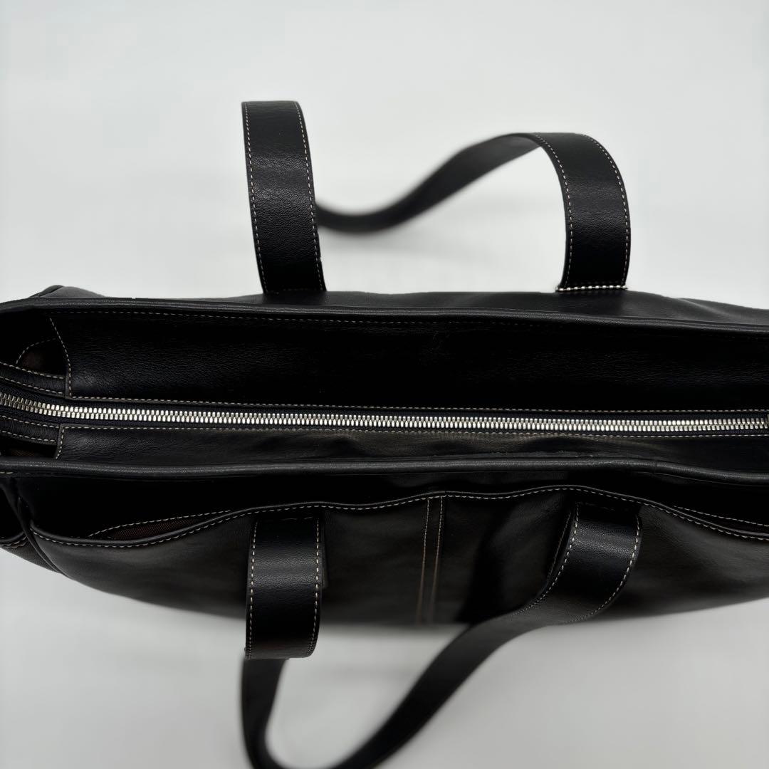 美品✨COACH コーチ レザー マザーズバッグ トートバッグ ブラック